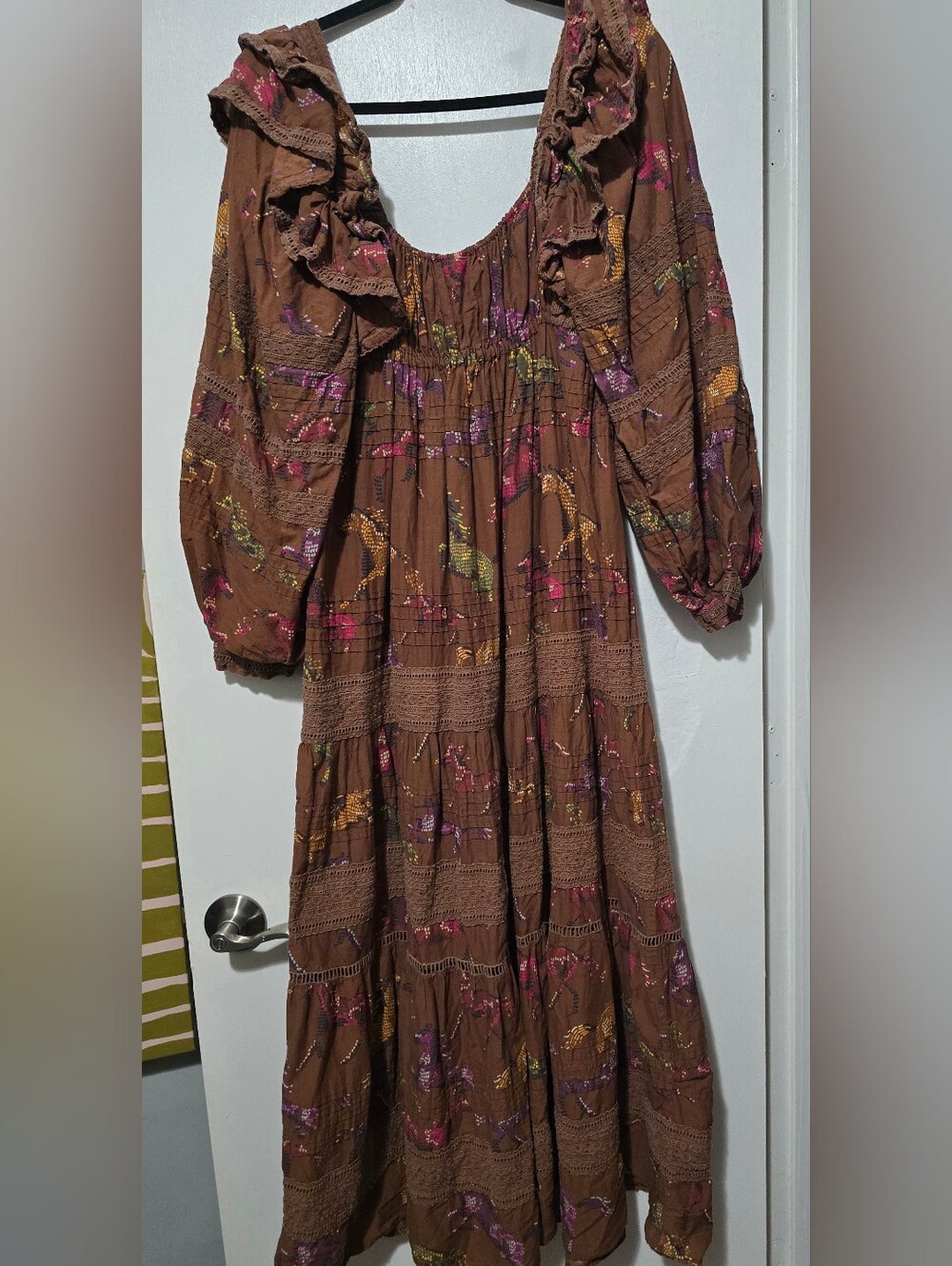 Farm Rio Dotted Horses Maxi Dress - Picture 5 of 7